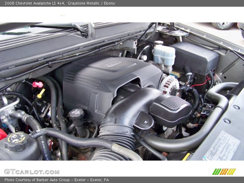 Graystone Metallic / Ebony 2008 Chevrolet Avalanche LS 4x4