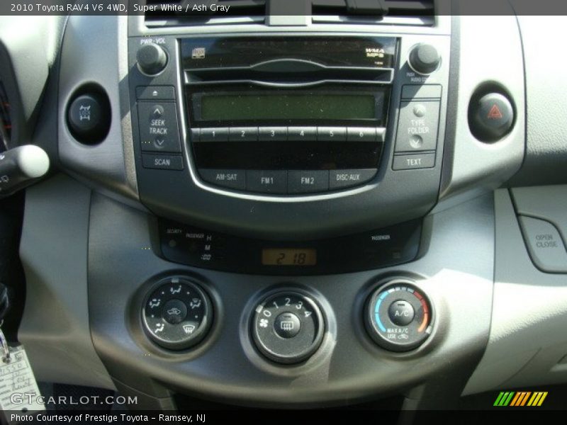 Super White / Ash Gray 2010 Toyota RAV4 V6 4WD