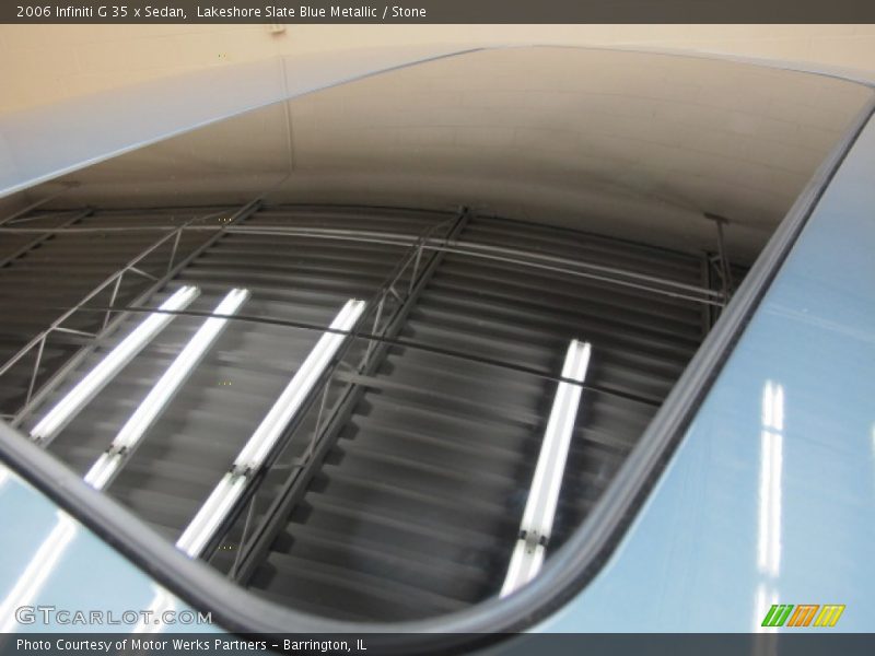Lakeshore Slate Blue Metallic / Stone 2006 Infiniti G 35 x Sedan