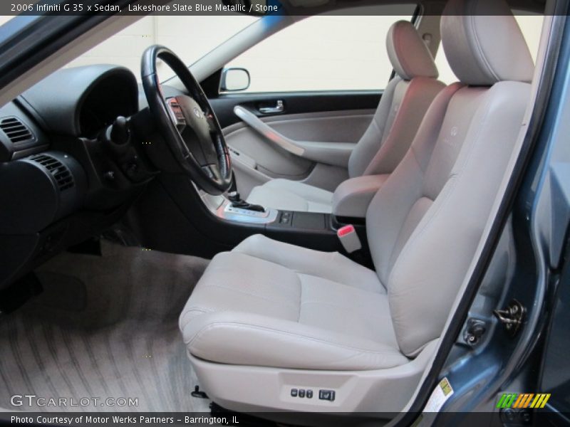 Lakeshore Slate Blue Metallic / Stone 2006 Infiniti G 35 x Sedan