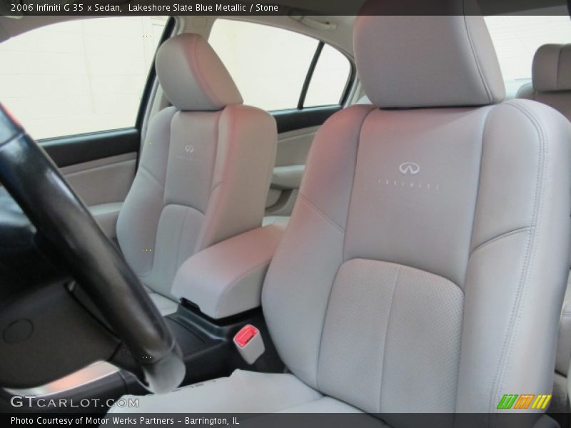 Lakeshore Slate Blue Metallic / Stone 2006 Infiniti G 35 x Sedan