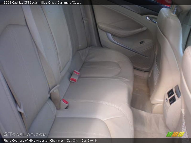 Blue Chip / Cashmere/Cocoa 2008 Cadillac CTS Sedan