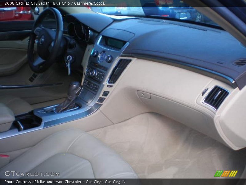 Blue Chip / Cashmere/Cocoa 2008 Cadillac CTS Sedan