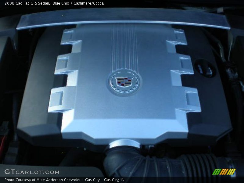 Blue Chip / Cashmere/Cocoa 2008 Cadillac CTS Sedan