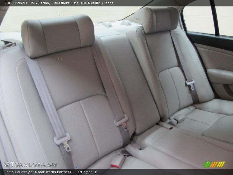 Lakeshore Slate Blue Metallic / Stone 2006 Infiniti G 35 x Sedan