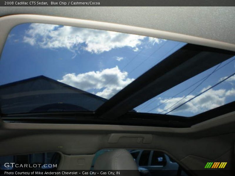 Blue Chip / Cashmere/Cocoa 2008 Cadillac CTS Sedan