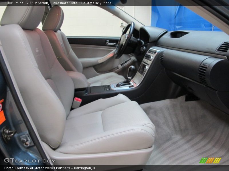 Lakeshore Slate Blue Metallic / Stone 2006 Infiniti G 35 x Sedan