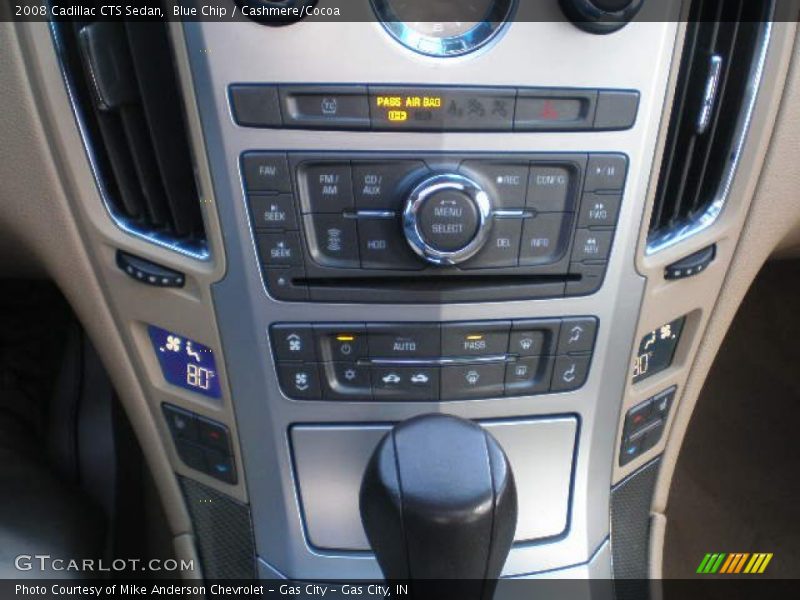 Blue Chip / Cashmere/Cocoa 2008 Cadillac CTS Sedan