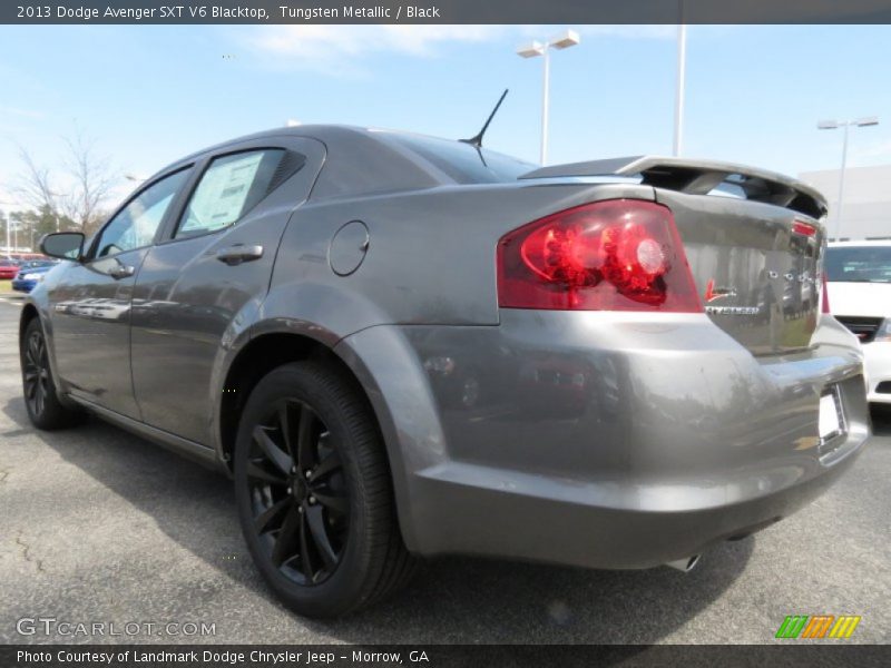 Tungsten Metallic / Black 2013 Dodge Avenger SXT V6 Blacktop