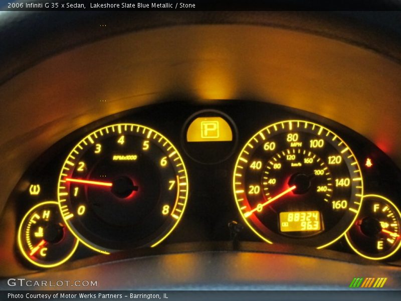  2006 G 35 x Sedan 35 x Sedan Gauges