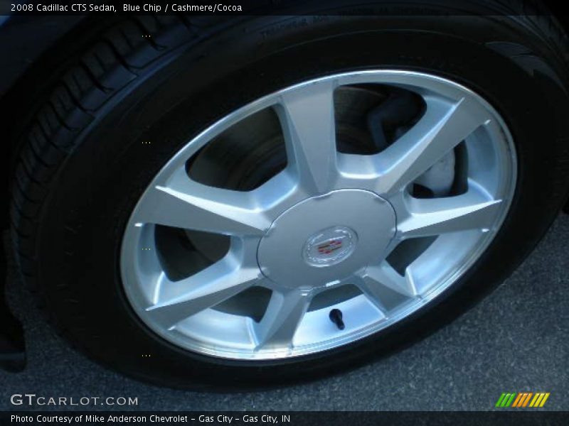 Blue Chip / Cashmere/Cocoa 2008 Cadillac CTS Sedan