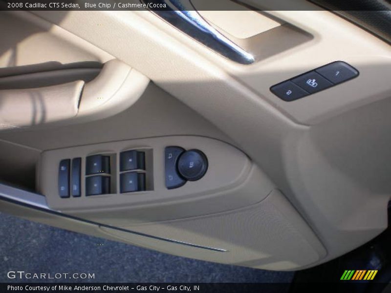 Blue Chip / Cashmere/Cocoa 2008 Cadillac CTS Sedan