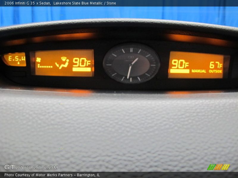 Lakeshore Slate Blue Metallic / Stone 2006 Infiniti G 35 x Sedan