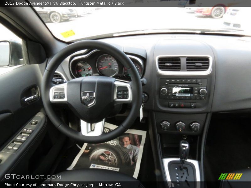 Tungsten Metallic / Black 2013 Dodge Avenger SXT V6 Blacktop