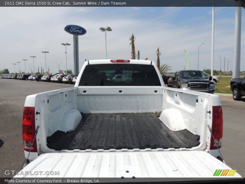Summit White / Dark Titanium 2011 GMC Sierra 1500 SL Crew Cab