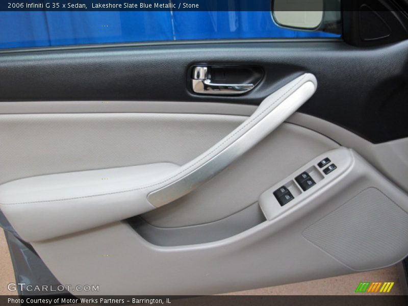 Lakeshore Slate Blue Metallic / Stone 2006 Infiniti G 35 x Sedan