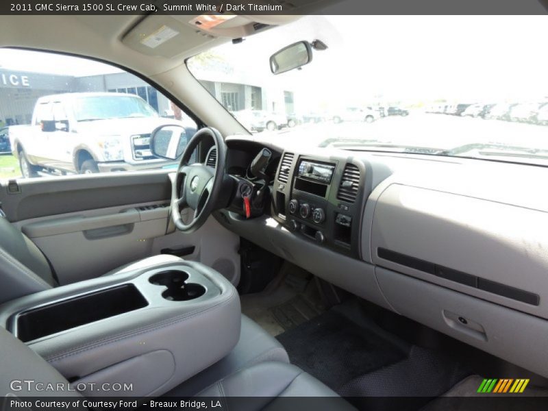  2011 Sierra 1500 SL Crew Cab Dark Titanium Interior