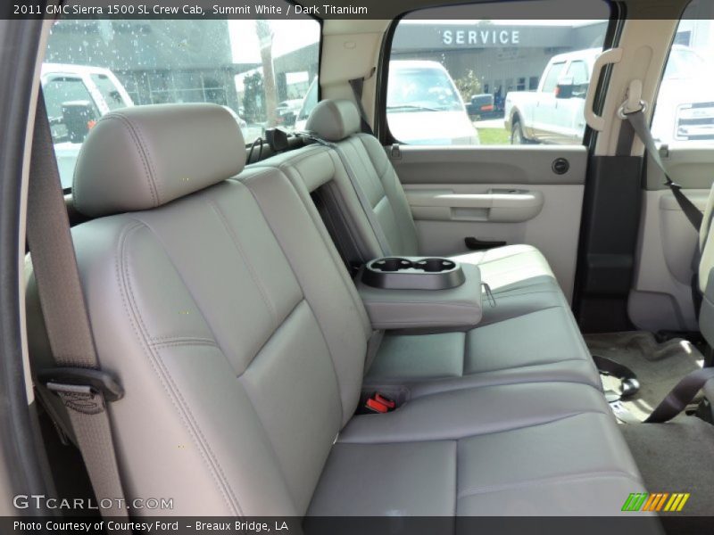 Rear Seat of 2011 Sierra 1500 SL Crew Cab