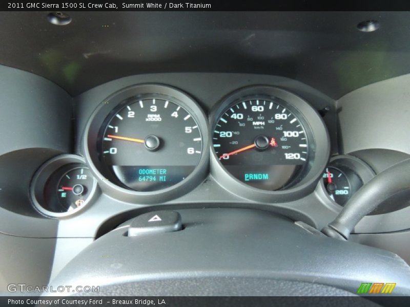  2011 Sierra 1500 SL Crew Cab SL Crew Cab Gauges