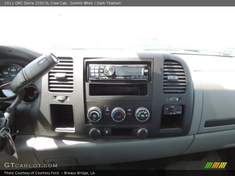 Summit White / Dark Titanium 2011 GMC Sierra 1500 SL Crew Cab