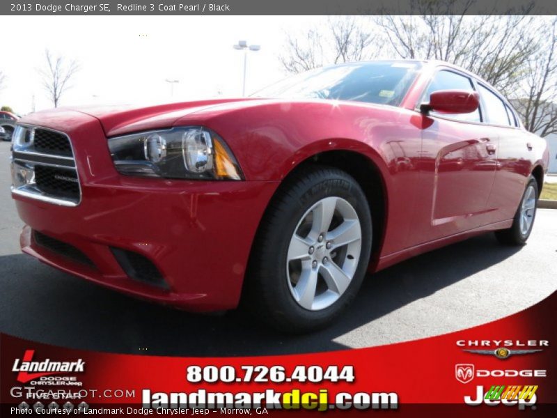 Redline 3 Coat Pearl / Black 2013 Dodge Charger SE