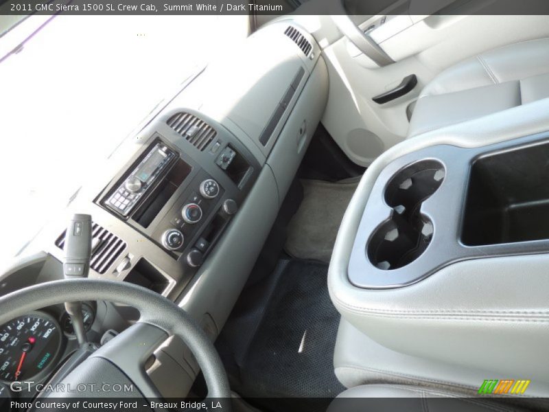 Summit White / Dark Titanium 2011 GMC Sierra 1500 SL Crew Cab