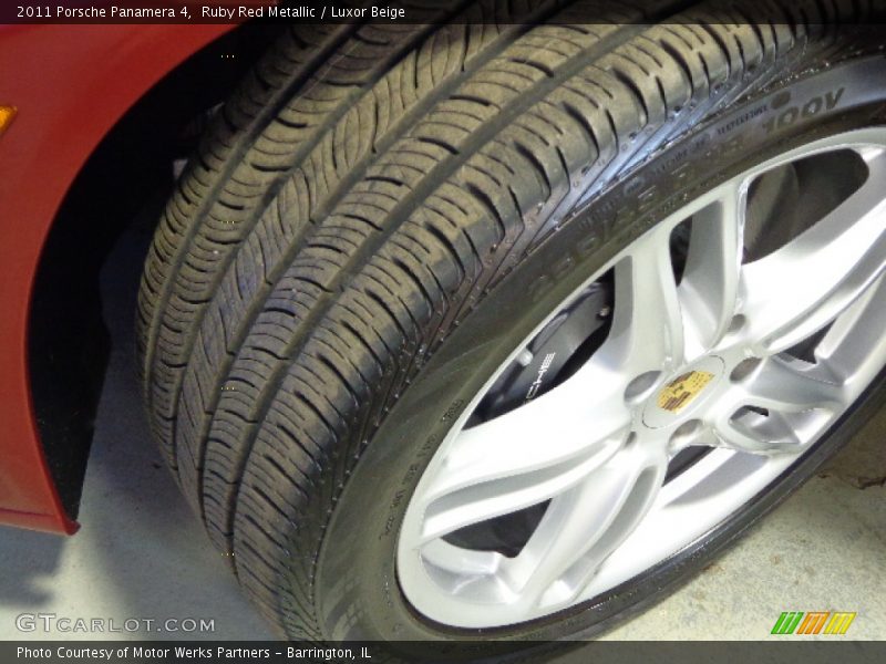 Ruby Red Metallic / Luxor Beige 2011 Porsche Panamera 4