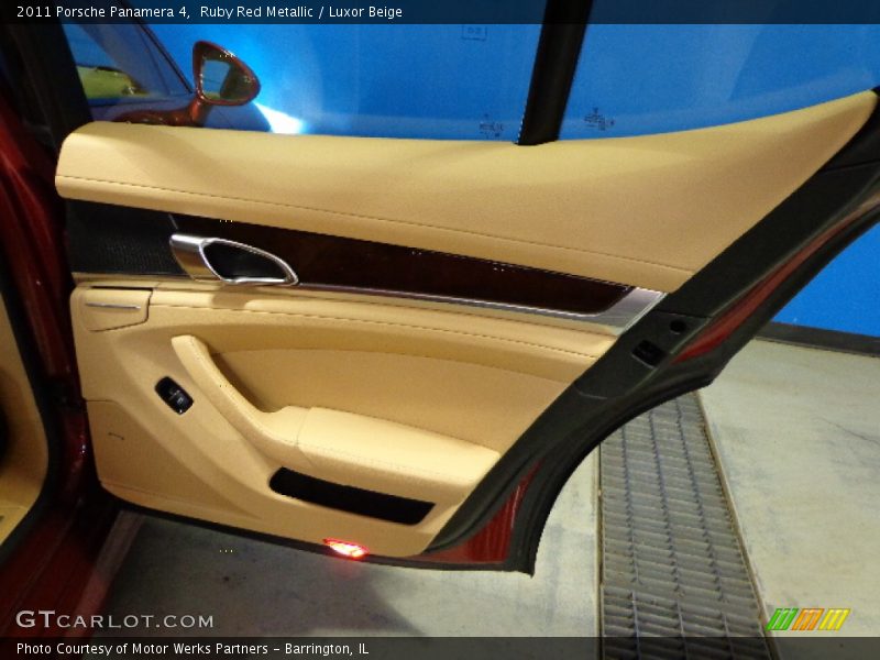 Ruby Red Metallic / Luxor Beige 2011 Porsche Panamera 4