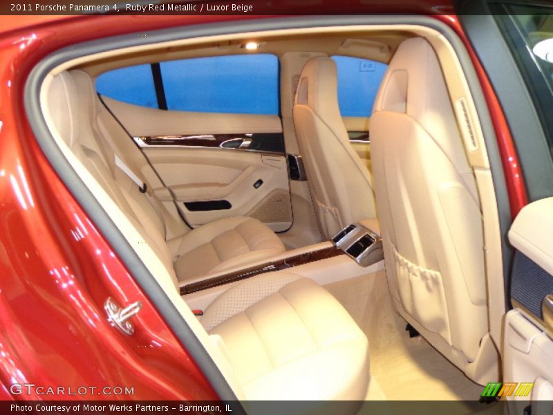 Ruby Red Metallic / Luxor Beige 2011 Porsche Panamera 4