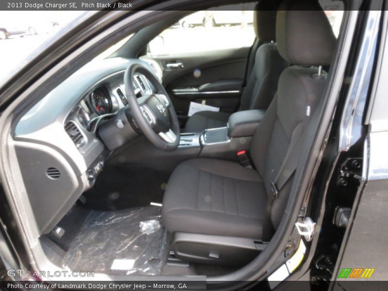 Pitch Black / Black 2013 Dodge Charger SE
