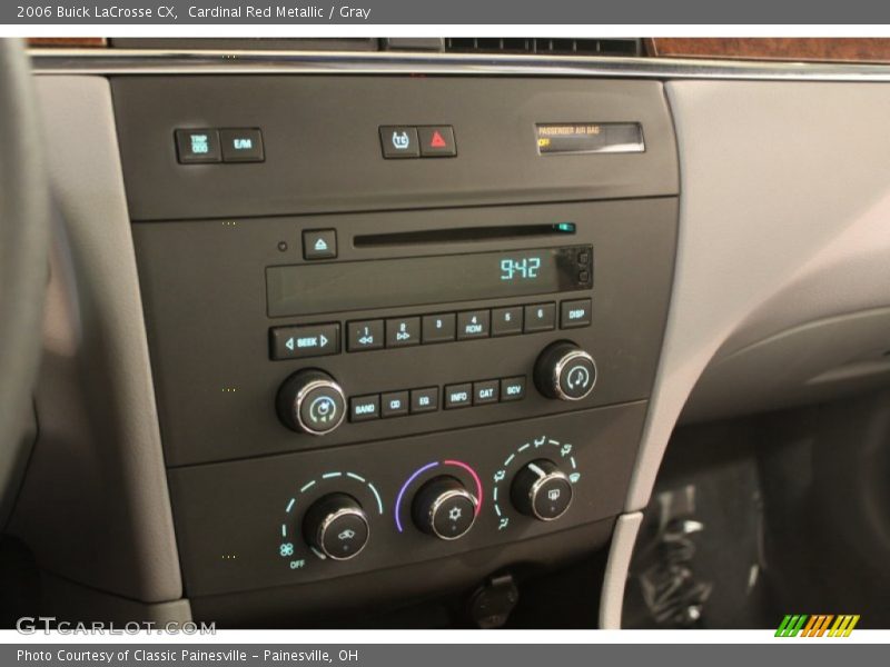 Controls of 2006 LaCrosse CX