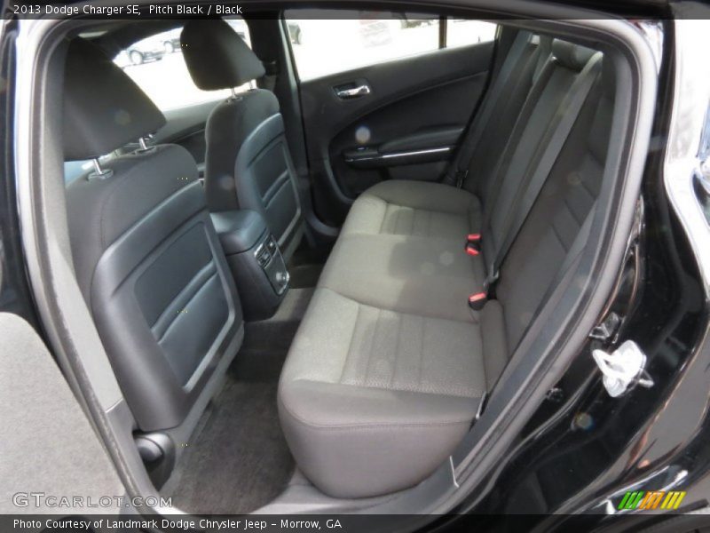 Pitch Black / Black 2013 Dodge Charger SE