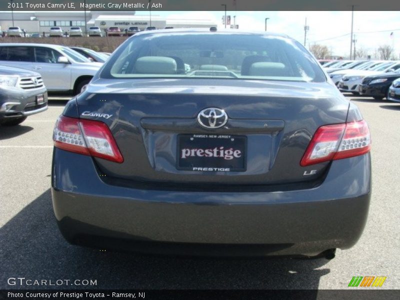 Magnetic Gray Metallic / Ash 2011 Toyota Camry LE