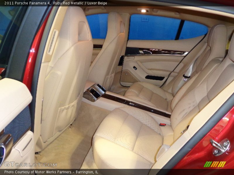 Ruby Red Metallic / Luxor Beige 2011 Porsche Panamera 4
