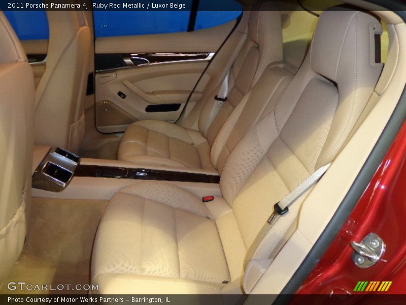 Ruby Red Metallic / Luxor Beige 2011 Porsche Panamera 4