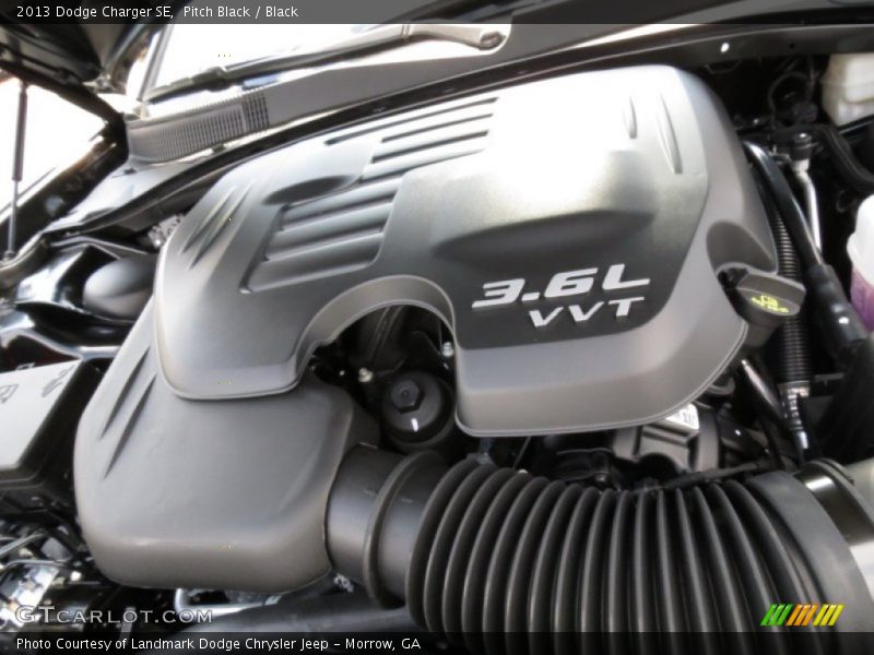 Pitch Black / Black 2013 Dodge Charger SE