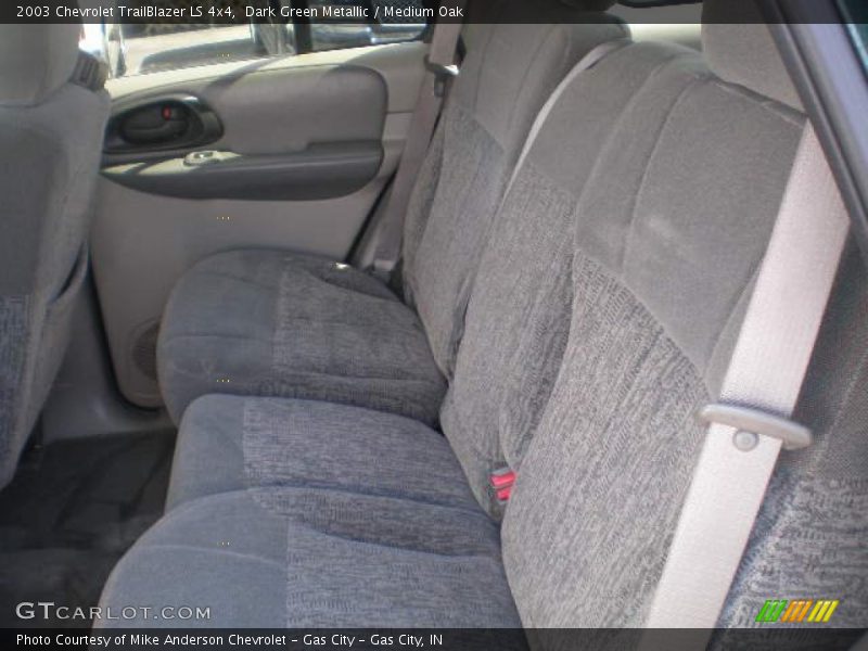 Dark Green Metallic / Medium Oak 2003 Chevrolet TrailBlazer LS 4x4