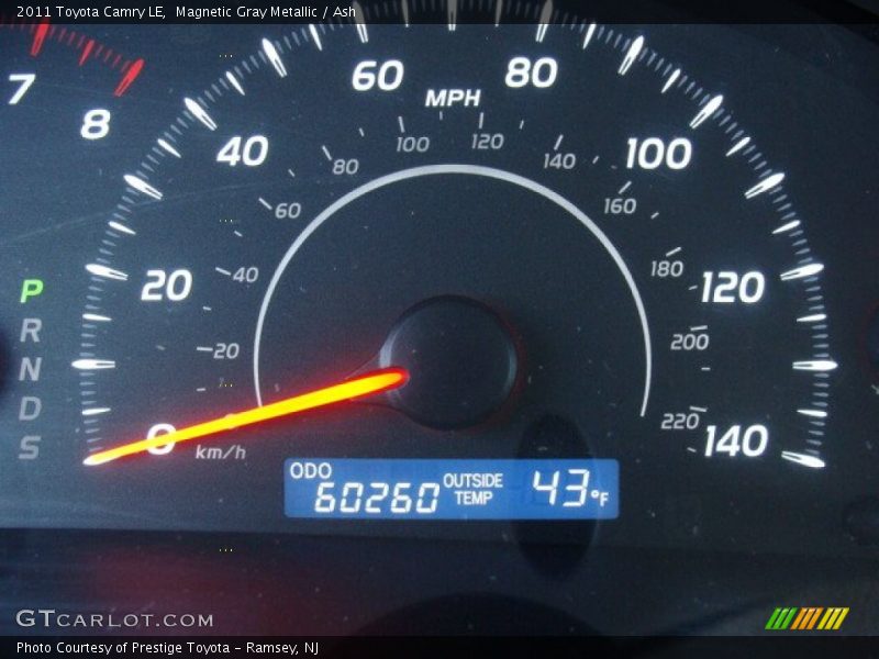 Magnetic Gray Metallic / Ash 2011 Toyota Camry LE