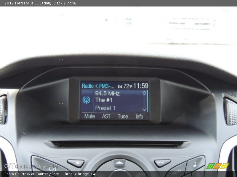 Black / Stone 2012 Ford Focus SE Sedan