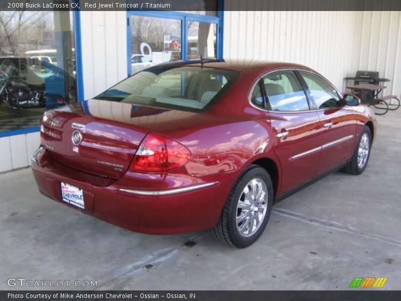 Red Jewel Tintcoat / Titanium 2008 Buick LaCrosse CX