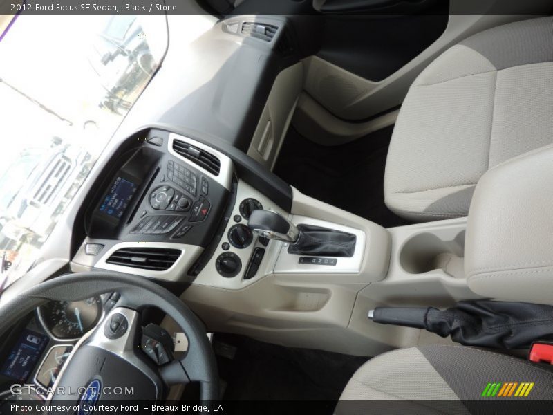 Black / Stone 2012 Ford Focus SE Sedan