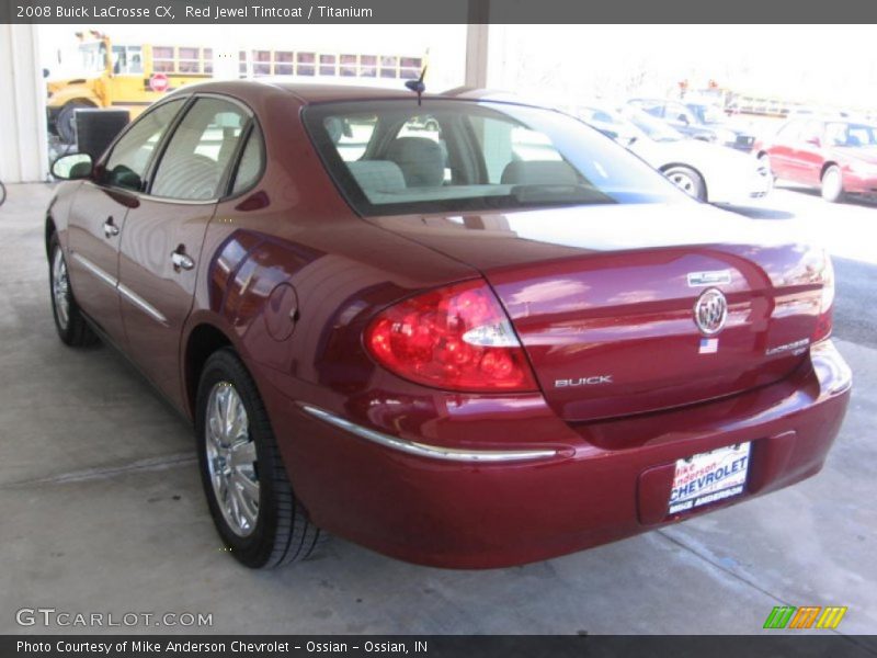 Red Jewel Tintcoat / Titanium 2008 Buick LaCrosse CX