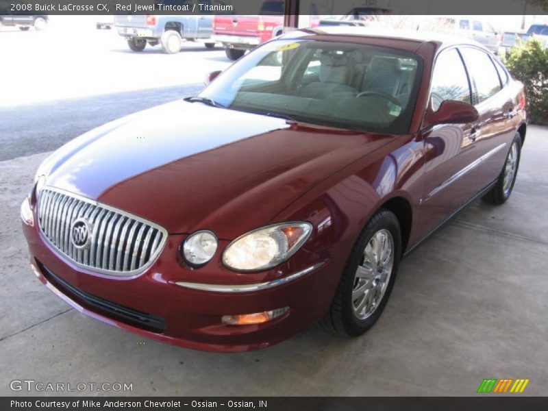 Red Jewel Tintcoat / Titanium 2008 Buick LaCrosse CX