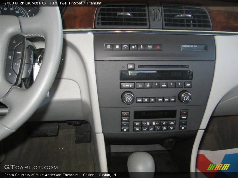 Controls of 2008 LaCrosse CX