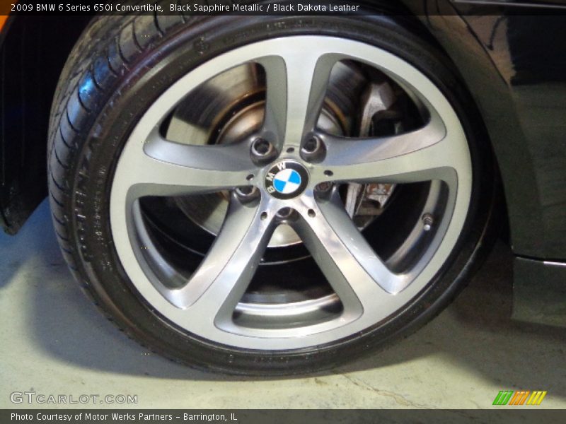 Black Sapphire Metallic / Black Dakota Leather 2009 BMW 6 Series 650i Convertible