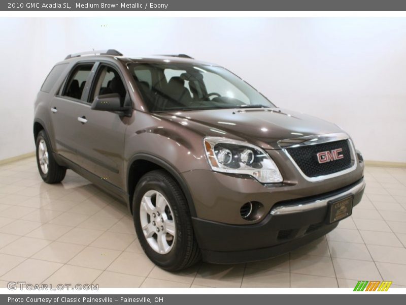 Medium Brown Metallic / Ebony 2010 GMC Acadia SL