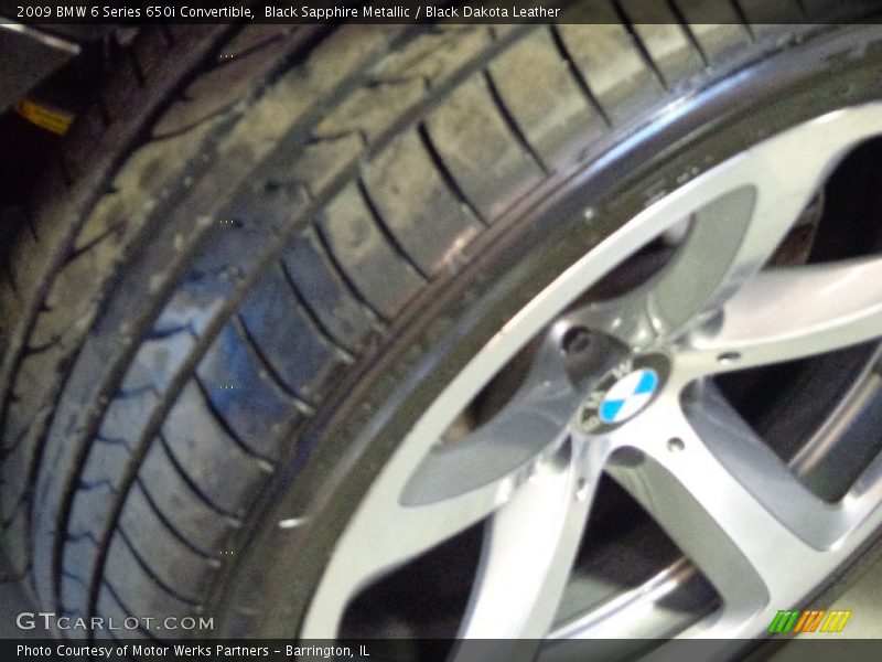 Black Sapphire Metallic / Black Dakota Leather 2009 BMW 6 Series 650i Convertible