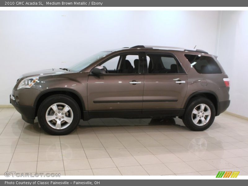Medium Brown Metallic / Ebony 2010 GMC Acadia SL