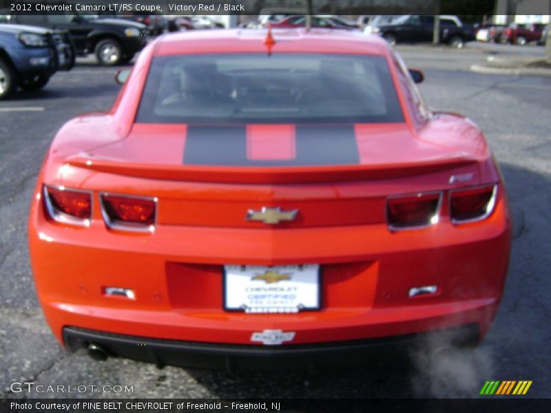 Victory Red / Black 2012 Chevrolet Camaro LT/RS Coupe