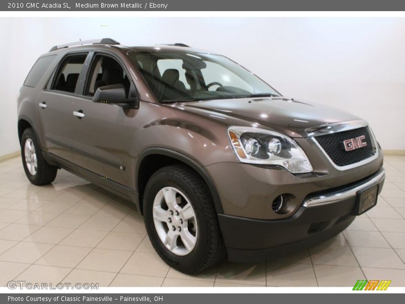 Medium Brown Metallic / Ebony 2010 GMC Acadia SL